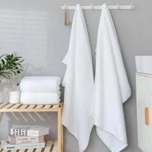 Custom Luxury Soft Embroidered Hand Towel Jacquard 100% Cotton Shower Bathroom Towel With Logo