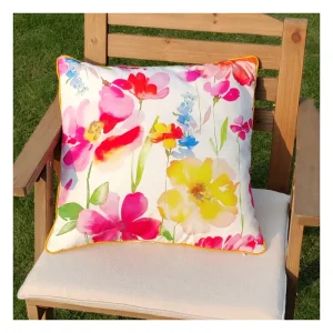 Custom Luxury Tropical Decorative Waterproof Garden Indoor Duck Feather Printed Cushion Inserts Outdoor Pillow Cushion