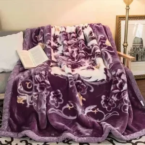 Custom Made Four Seasons Warm Cover Blanket Bedding Sofa Soft Luxury Blanket for Office Air Conditioning Nap Raschel Blanket