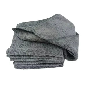 Custom Made Super Absorbent and Quick Drying 300gsm 40*40cm Warp Knitted Microfiber Car Wash Towel