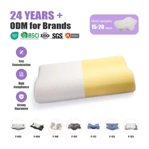 Custom Memory Foam Pillow Ergonomic Pillows Neck Pain Relief for Bed Sleeping