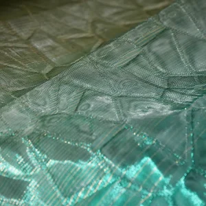 Custom Metallic Woven Wall Surface for Architectural Interior Design Providing Unique Decorative Metal Fabric Wall Effects