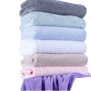 Custom Microfiber Bath Towel Quick Dry Bsci Iso901Customized Coral Fleece Home Absorbent Sport Bath Towel With Logo