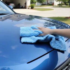 Custom Microfiber Coral Fleece Ultrasonic Edgeless Soft Absorption Thick Cleaning Cloth Auto Care Cleaning Cloth for Car