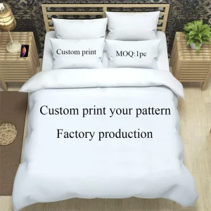 Custom Microfiber Duvet Cover Premium Quality Latest Design Custom Print Various Colors Sizes for Summer Polyester