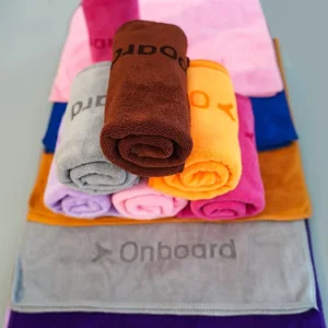 Custom Microfiber Gym Towel Soft Yoga Towel Digital Print Adults Workout Fitness Beach Travel Camp Sports Pattern Logo Towel