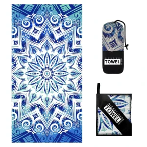 Custom Microfiber Pool Beach Towels Modern Design Quick Dry for Summer Resorts Hotels Digital Print for Seaside Swimming
