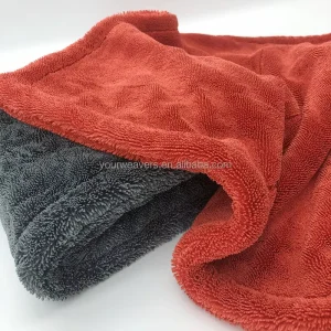 Custom Microfiber Towel Car 1400GSM 80x50CM Korean Loop Microfiber Car Drying Towel Lint Free for Car
