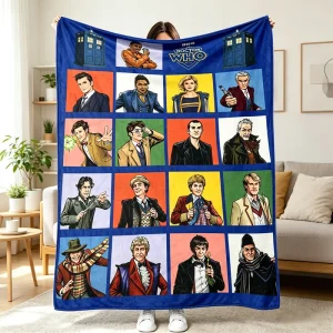 Custom Modern Flannel Fleece Blanket Knitted Logo Printed Skin Friendly Anti Pilling Comfortable Soft Sofa Throw Bed Winter Four