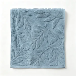 Custom Modern Luxury 100% Cotton High Quality Towel with Woven Embossed Pattern for Beach Hotel Vacation
