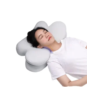 Custom Modern Oblong Memory Foam Neck Support Ergonomic Pillow with Custom Logo Portable Queen Size Bed Pillow