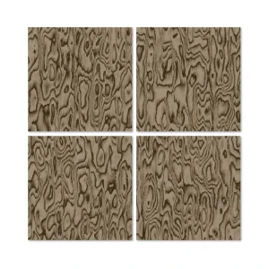 Custom Modern Organic Pattern Carpet Tiles Office Flooring 50x50cm Taupe Brown Wood Grain Design Commercial Eco Friendly Nylon