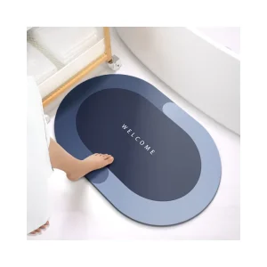 Custom Mould Resistant Anti Non Slip Quick Drying Soft Comfy Super Water Absorbent Floor Shower Mats Bath Bathroom Rug Mat