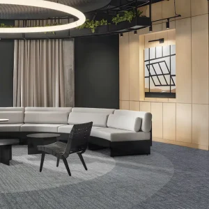 Custom Multi-Level bop Blended Yarn Washable Commercial Office Floor Carpet Backing PVC Eco-Friendly Carpet Tiles