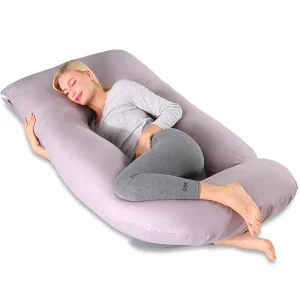Custom Multi Position Use Cooling Fabric Adjustable Positioning Maternity Support Pillow for Belly Support &Postpartum
