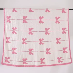 Custom Multiple SKUs 92*68 Lightweight Boho Style Decorative Knitted Throw Blanket for Couch Bedroom