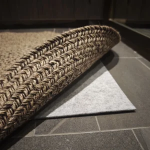 Custom Non Slip Cushioned Oil-Proof Stain Resistant Pet Friendly Felt Carpet Pad High Density Polyester Underlay Any Size