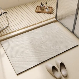 Custom Non Slip and Absorbent Super Soft Floor Mat for Bathtub and Bathroom Use