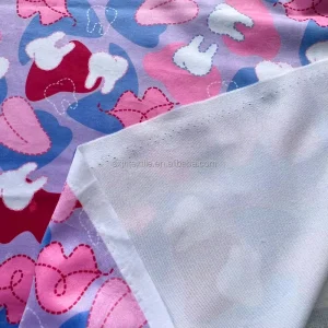 Custom Non Stretch Crystal Super Soft Fabric Factory Discount Digital Print for Blankets & Pillowcases