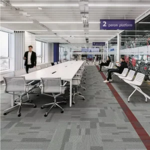 Custom Non woven 50*50cm Square Self Adhesive Carpet Tile