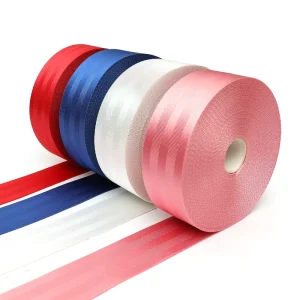 Custom Nylon Polyester Car Safety Seatbelt Webbing Straps Bag Parts Accessories Safety Belt