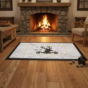Custom Nylon Printed Rubber Backing Flooring Mat Welcome Door Carpet for Hotels Halloween Holiday Entrance Kitchen Living Room