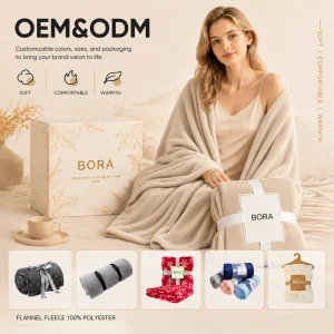 Custom OEM ODM Flannel Plaid Throw Blanket King Size Winter Fleece Plaid Blanket Throw Blanket