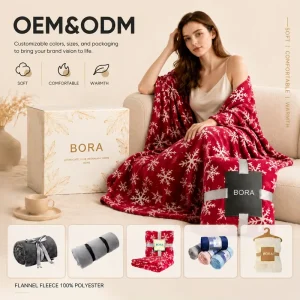 Custom OEM ODM Print Fleece Blanket Christmas Printed Flannel Coral Fleece Blanket Personalized Custom Throw Blanket