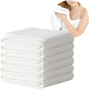 Custom One Use Time Bath Sheet Sets Travel Hotel Disposable Bath Towels