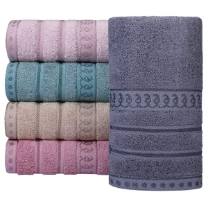 Custom Organic Bamboo King Size Luxury Bath Towels Quick Drying Woven for Hotels Spa Use