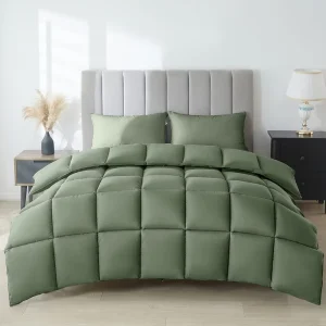Custom Organic Comforter Sets with Duvet Inserts Simple Style Soft Colors for Hotels and Homes Made From Polyester