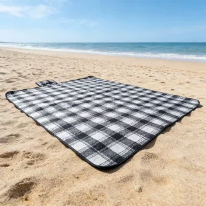 Custom Outdoor Extra Large Foldable Comfortable Sand Proof Free Waterproof Camping Mat Picnic Blanket