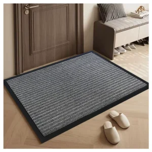 Custom Outdoor Industrial Doormat Rubber Mats Flooring Plain Ribs Door Mats