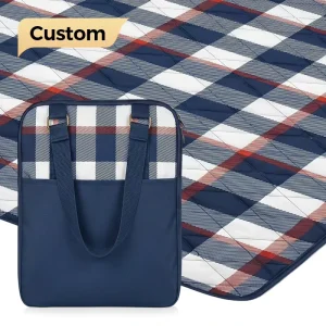 Custom Outdoor Picnic Blanket Extra Large Sand Free Waterproof Portable Travel Beach Hiking Camping Picnic Blanket Mat