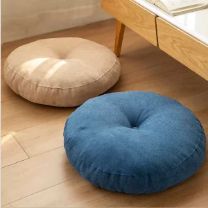 Custom Oversized Sustainable Round Waterproof Outdoor Pillows Cushions Butt Support Portable All-season Meditation Floor Cushion