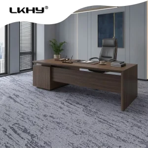 Custom PP PVC Material Stain Resistant Pet Friendly Non Slip Thick Modern Rectangle Self Adhesive 100x25cm Carpet Tile