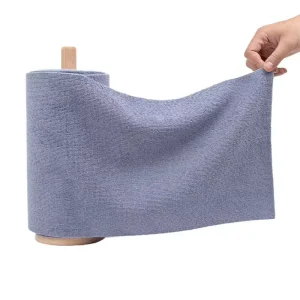 Custom Packaging Reusable Microfiber Tearable Cleaning Cloth Kitchen Cars Dish Rags Nonwoven Fabric Tear Away Cleaning Rolls