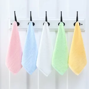 Custom Packed Soft Bamboo Baby Burp Face Wash Cloth Towel Set Washcloths with Gift Box Compressed Disposable