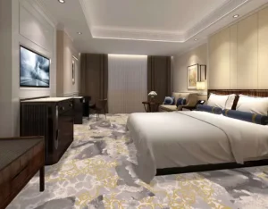 Custom Pattern 100% Nylon Hotel Broadloom Carpet