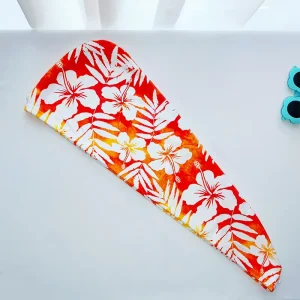 Custom Pattern Mermaid Microfiber Hair Drying Towel Hair Turbans 10 Inch X 25 Inch Super Absorbent Bath Hair Cap for Women Kids