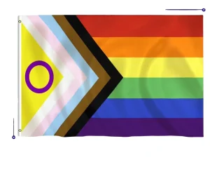 Custom Pattern Printed Polyester Fabric Gay 3X5 FT Rainbow Flags