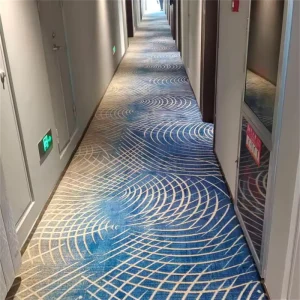 Custom Pattern Printed Wall to Wall Carpet for Hotel Corridors Billiard Halls