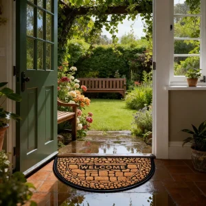 Custom Personalized Anti slip Door Mat Heavy Duty Easy Clean Entry Door Mat Beautiful Mat Outdoor Indoor Use Home