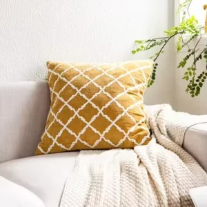 Custom Pillow Square Shaped Pillow Embroidery Cushion Covers Home Decorative Throw Pillows