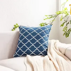 Custom Pillows Art Geometric Pattern Embroidery Cushion Covers Soft Cotton Throw Pillows for Home Decor Backrest