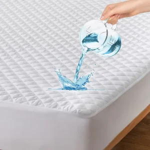 Custom Premium Hypoallergenic Terry Cotton 100% Waterproof Floral Pattern 300TC Mattress Topper Protector Bed Cover
