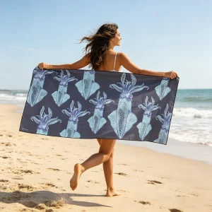 Custom Print Beach Towel Beach Towel Customized Logo Outdoor Beach Towel