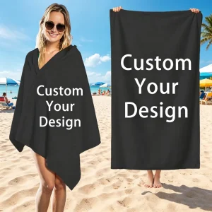 Custom Print Beach Towel Super Water Absorbent Sand Free Quick Dry Pool Towel