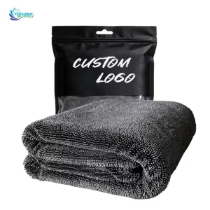 Custom Print Bsci Audited Drying Towel Car Glass Cleaning Microfiber Car Detailing Towels Super Strong Water Absorption Custom