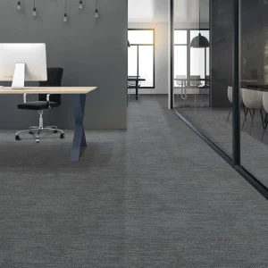 Custom Print Commercial Office Flooring Office Grey Thick Carpet Tiles 50×50 100% Nylon